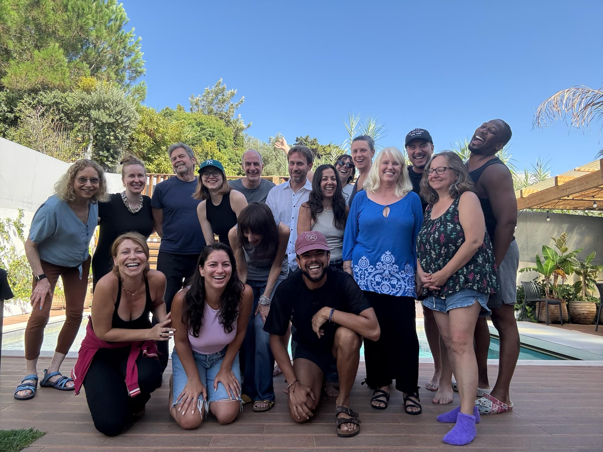 Paradox Process retreat participant in conversation